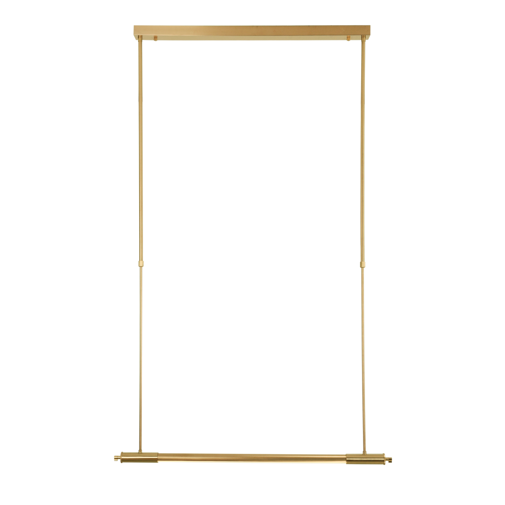 Maxlight Lampa wisząca Flusore - Aluminium + silikon - Złoty szczotkowany P0660D