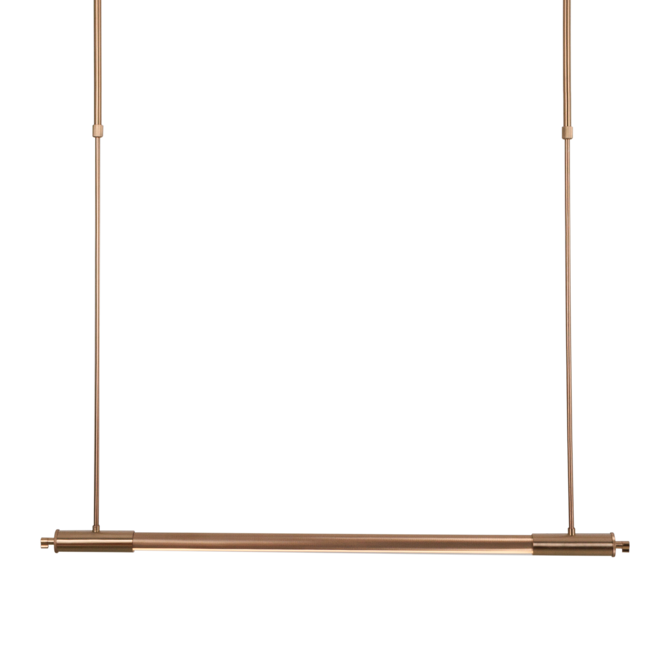 Maxlight Lampa wisząca Flusore - Aluminium + silikon - Brushed copper P0659D