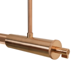 Maxlight Lampa wisząca Flusore - Aluminium + silikon - Brushed copper P0659D