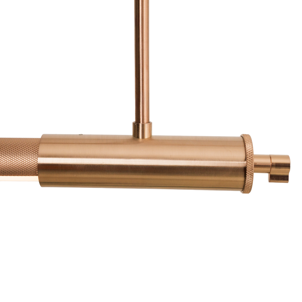 Maxlight Lampa wisząca Flusore - Aluminium + silikon - Brushed copper P0659D