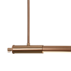 Maxlight Lampa wisząca Flusore - Aluminium + silikon - Brushed copper P0659D