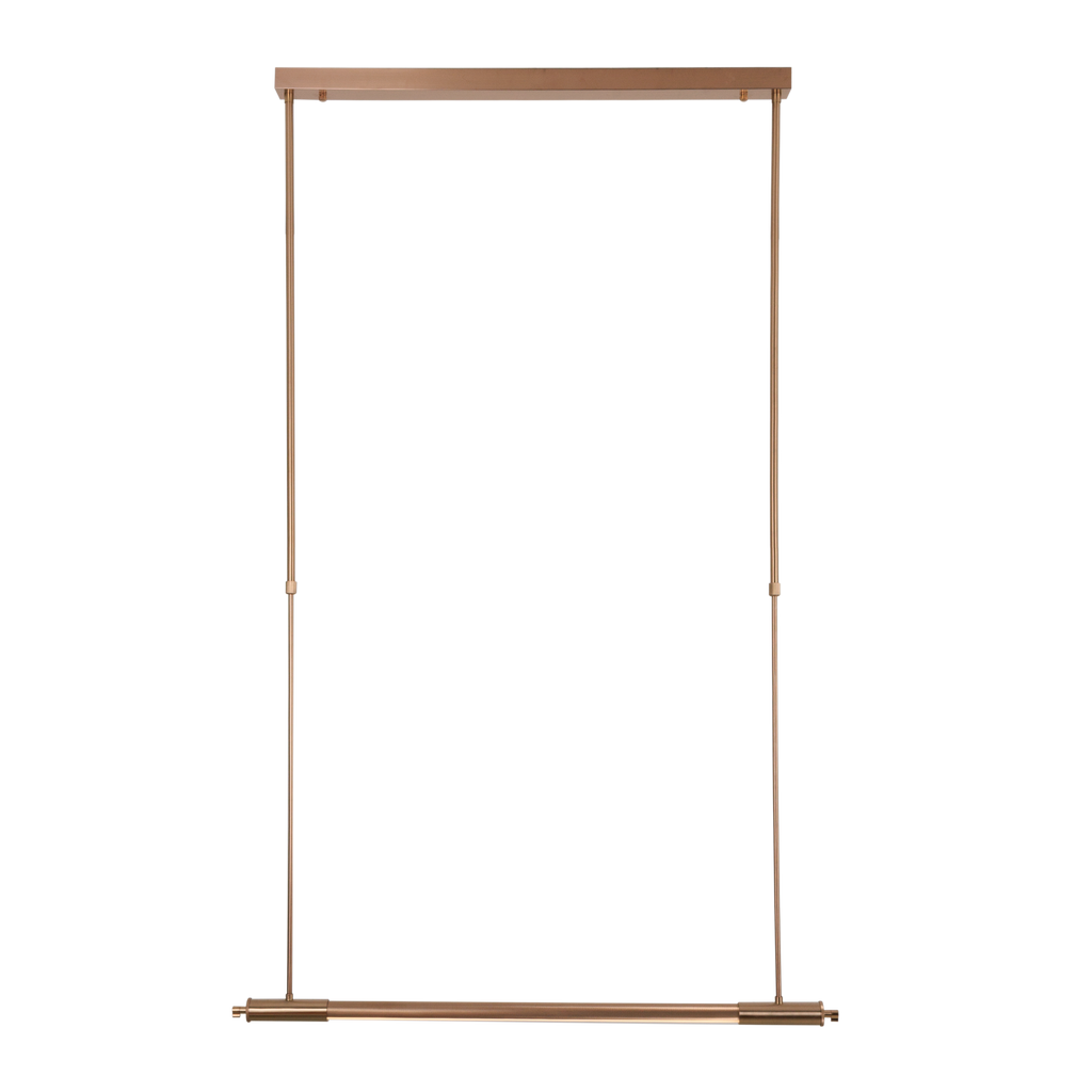 Maxlight Lampa wisząca Flusore - Aluminium + silikon - Brushed copper P0659D