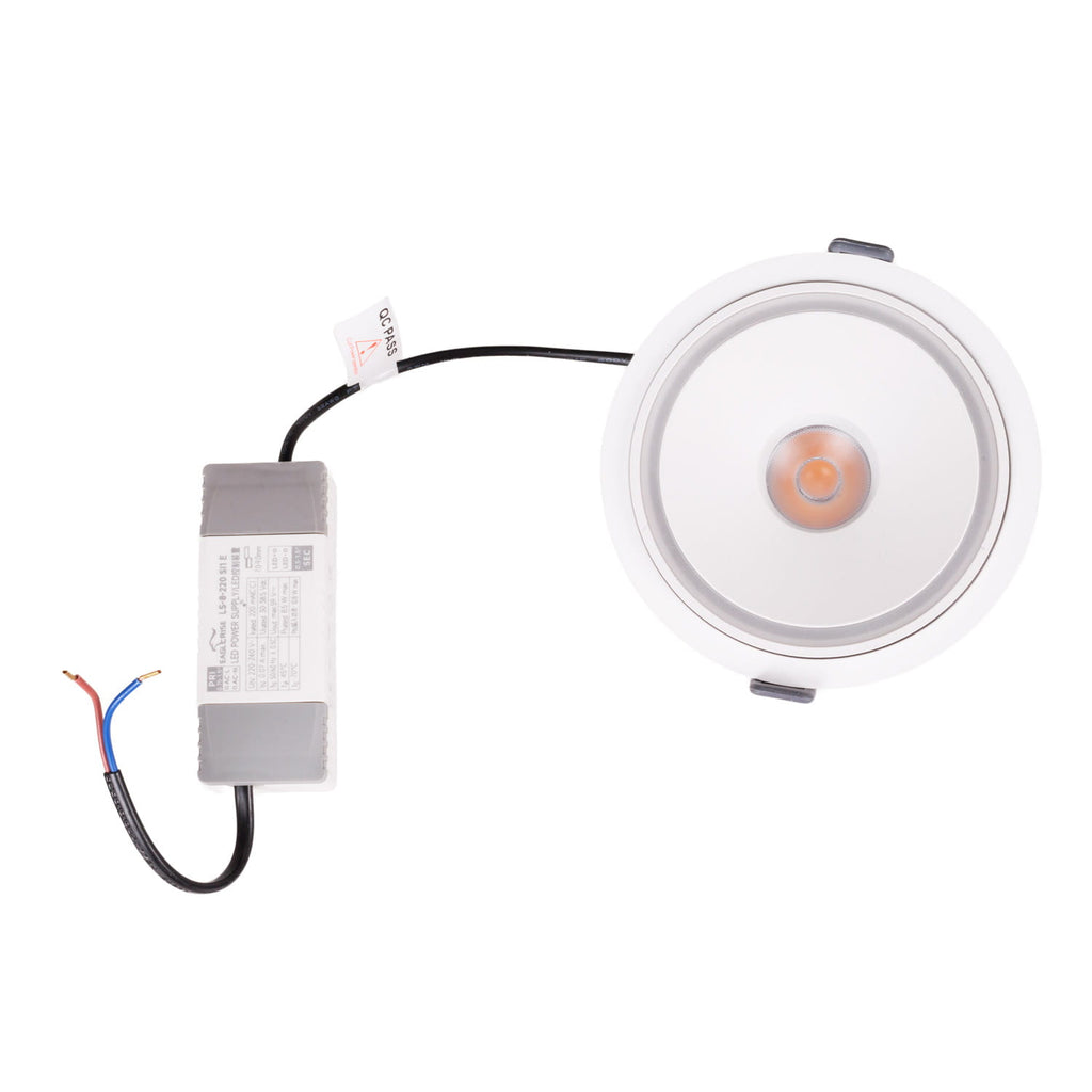 Maxlight Oprawa wpuszczana Vector 10W - Aluminium - Biały H0139