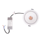 Maxlight Oprawa wpuszczana Vector 10W - Aluminium - Biały H0139