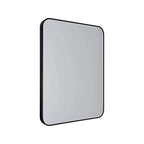 Maxlight Lustro Mirror Prostokąt - Metal + szkło - Czarny szczotkowany W0384
