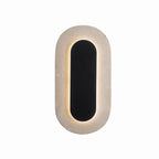 Maxlight Kinkiet Travertino Oval - Trawertyn - Czarny W0393