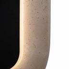 Maxlight Kinkiet Travertino Oval - Trawertyn - Czarny W0393