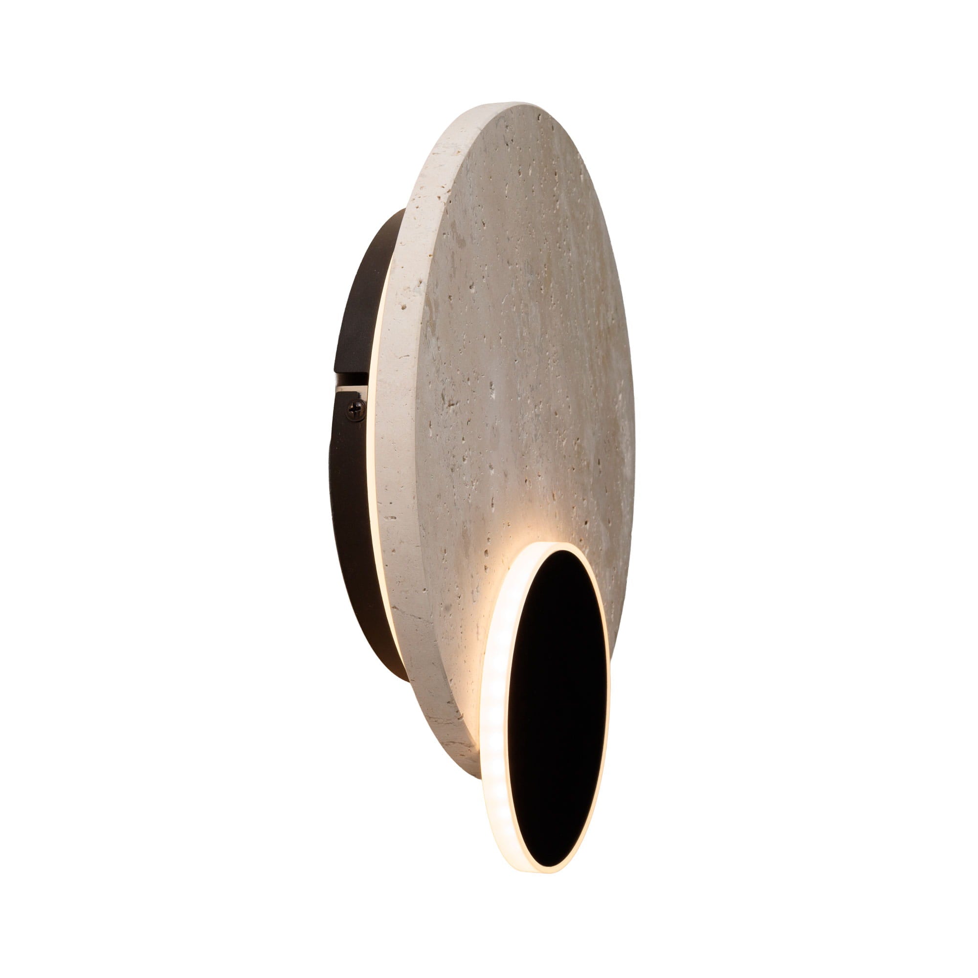 Maxlight Kinkiet Travertino - Trawertyn - Czarny W0394