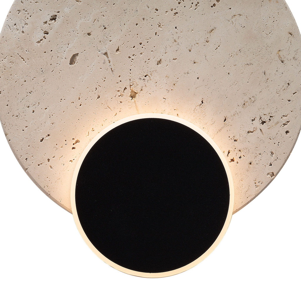 Maxlight Kinkiet Travertino - Trawertyn - Czarny W0394