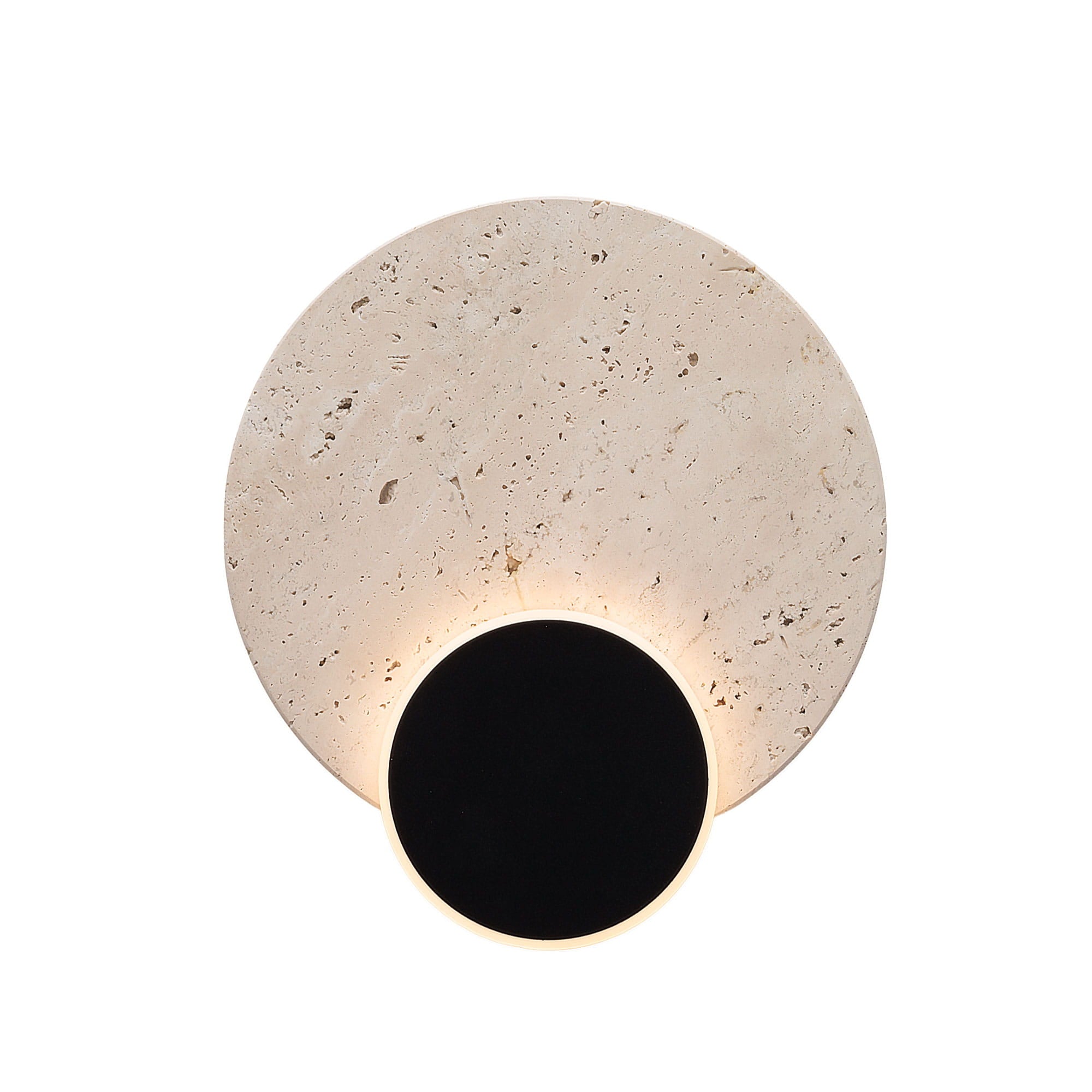 Maxlight Kinkiet Travertino - Trawertyn - Czarny W0395