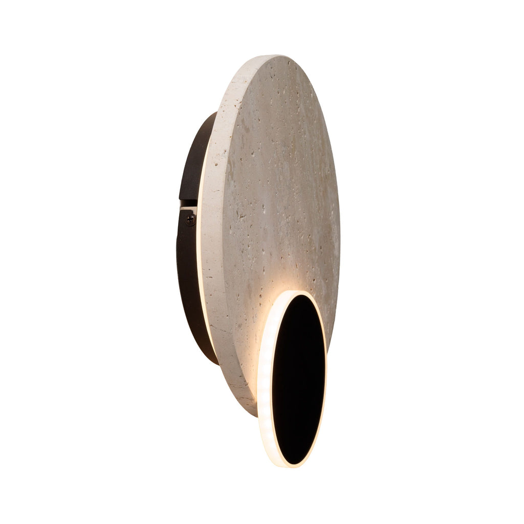 Maxlight Kinkiet Travertino - Trawertyn - Czarny W0395