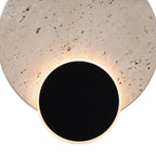 Maxlight Kinkiet Travertino - Trawertyn - Czarny W0395