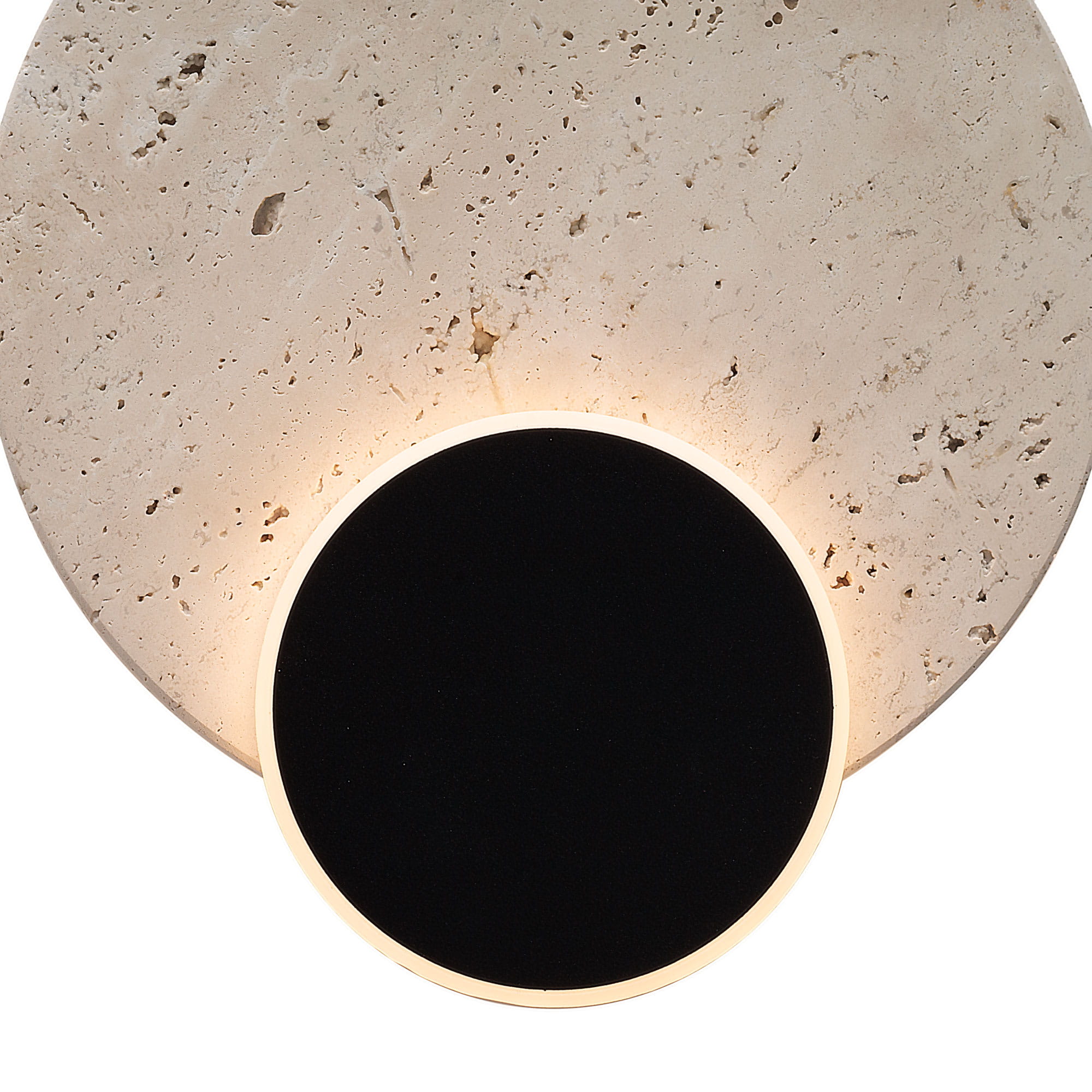 Maxlight Kinkiet Travertino - Trawertyn - Czarny W0395