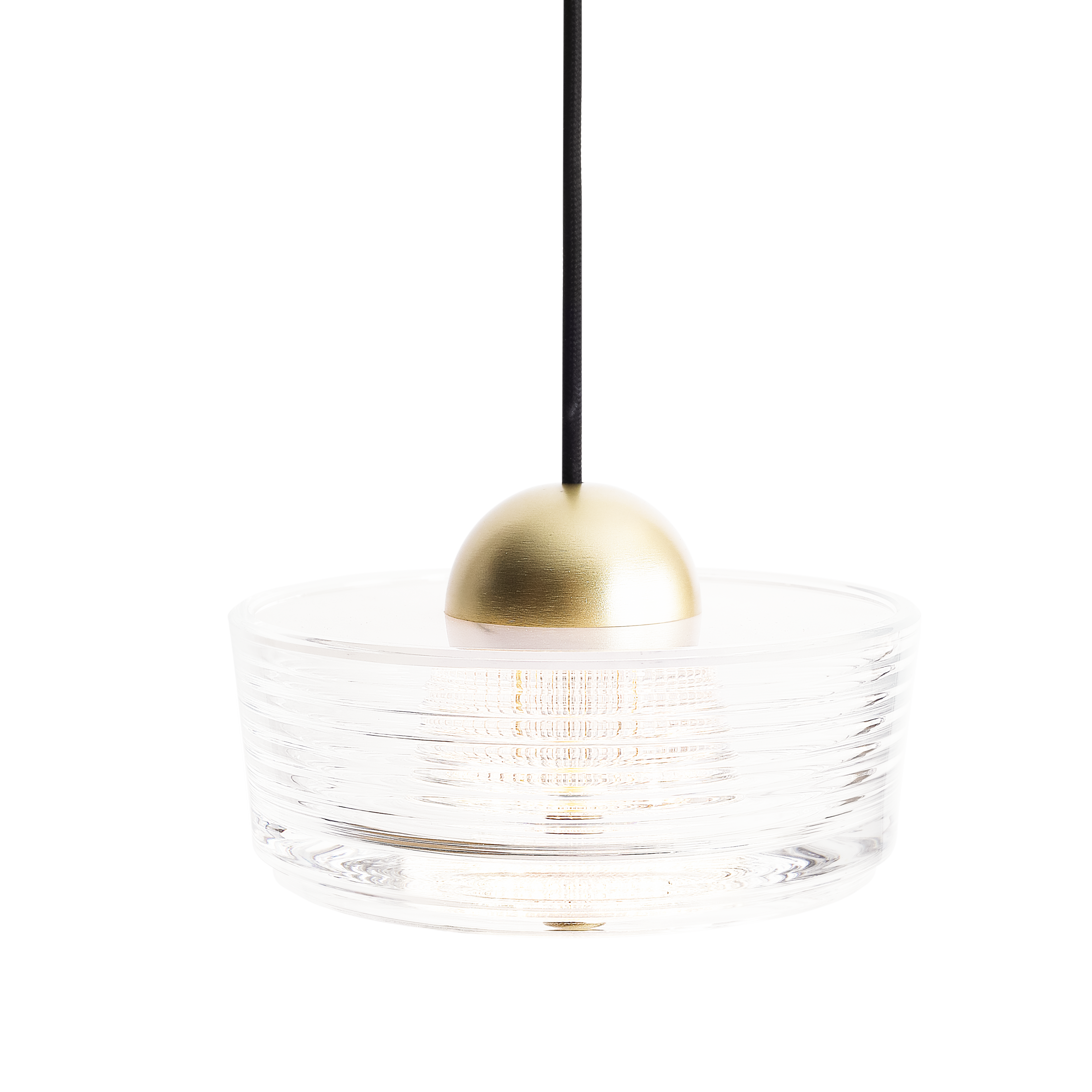 Maxlight Lampa wisząca Lipari III - Aluminium + akryl - Biały + złoty szczotkowany P0545