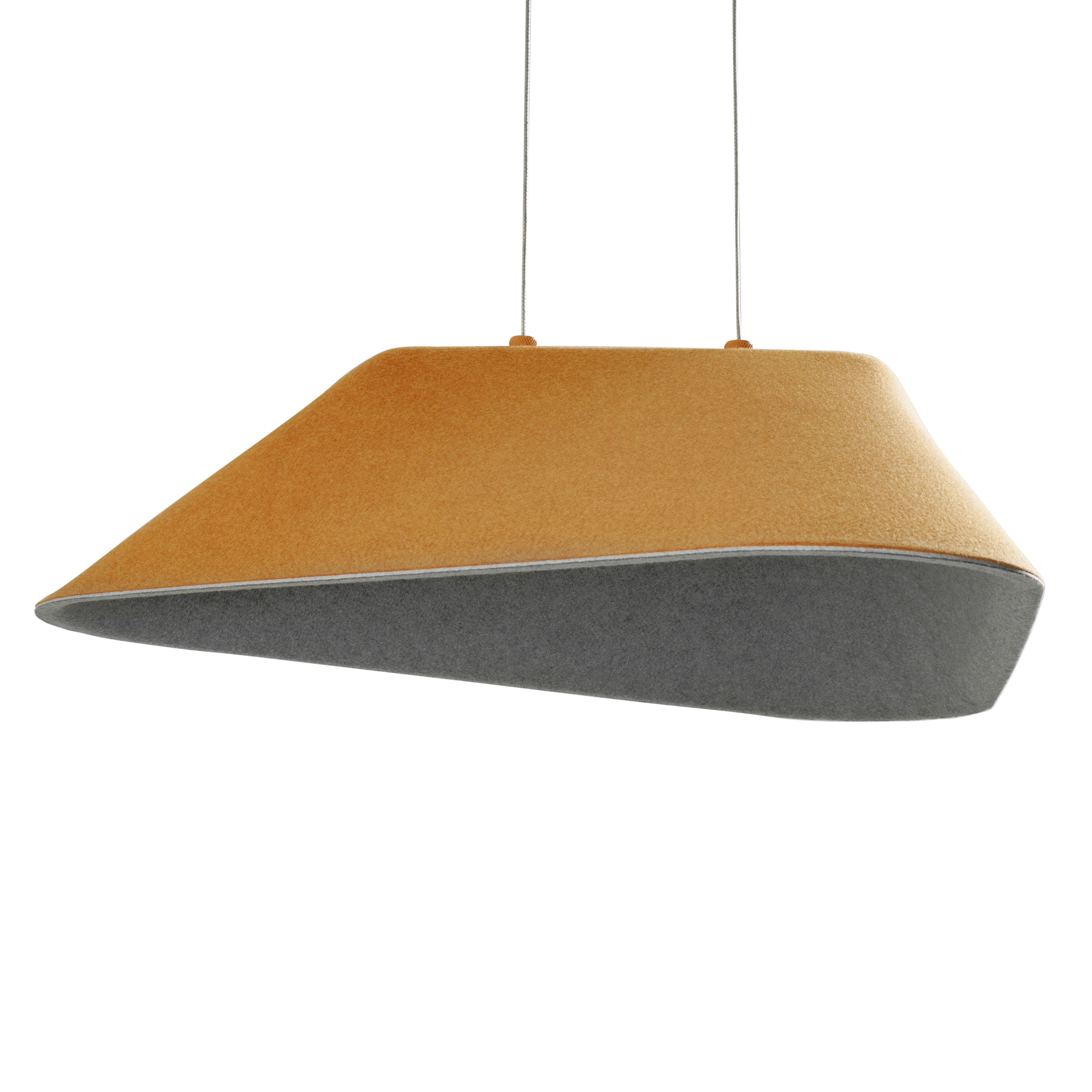 Maxlight Lampa wisząca Carbon - Filc - Żółty + szary P0569