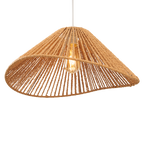Maxlight Lampa wisząca Amalfi I - Pleciony papier - Biały P0577