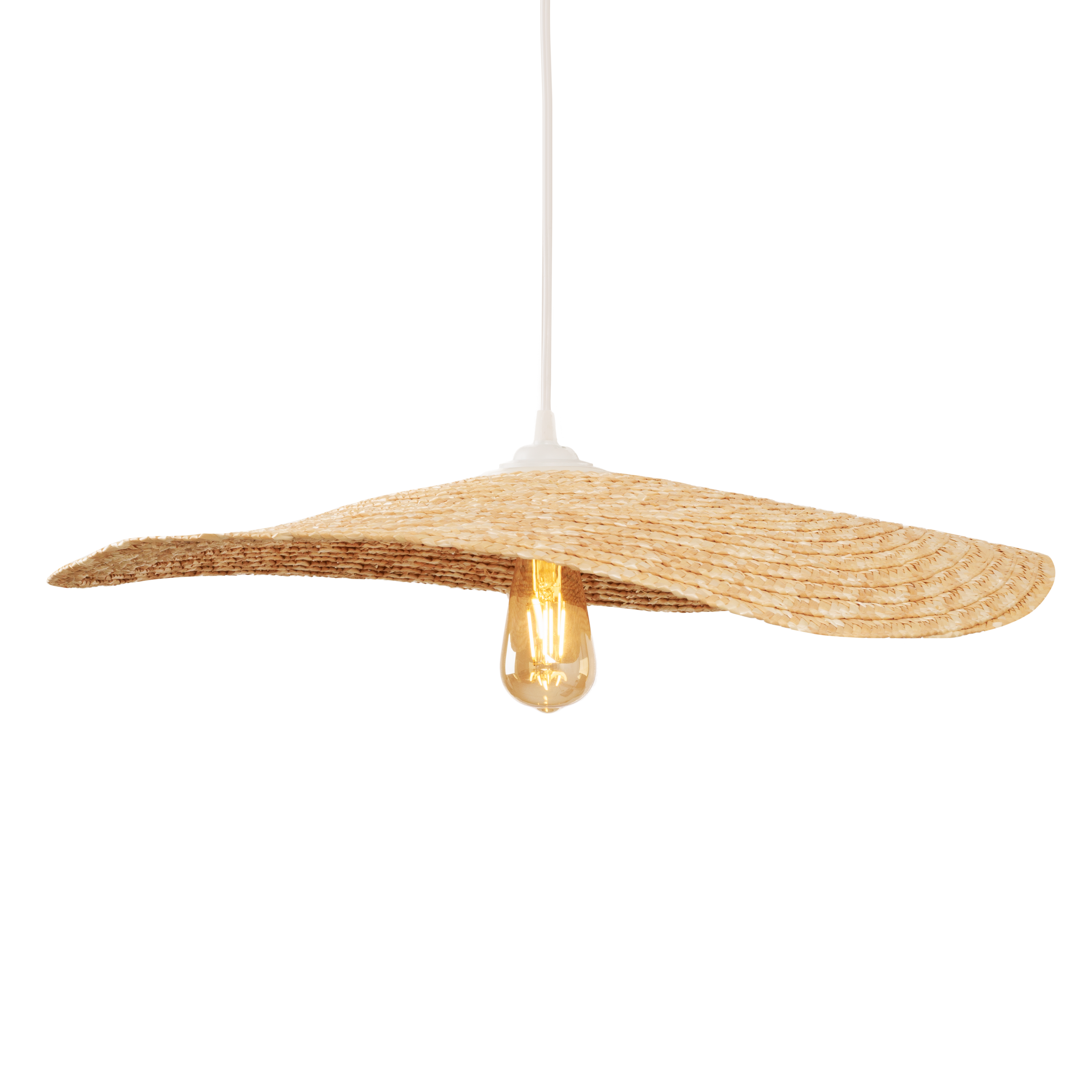 Maxlight Lampa wisząca Nap - Słoma pszenna - Biały P0581