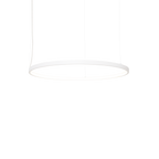 Maxlight Lampa wisząca Visual Hor 24W - Aluminium + silikon - Biały P0655