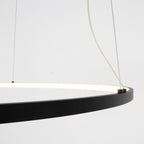 Maxlight Lampa wisząca Visual Hor 24W - Aluminium + silikon - Czarny P0656