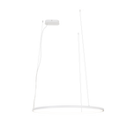 Maxlight Lampa wisząca Visual Hor 30W - Aluminium + silikon - Biały P0657