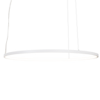 Maxlight Lampa wisząca Visual Hor 30W - Aluminium + silikon - Biały P0657