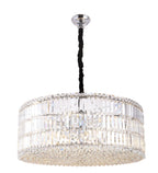 Maxlight Lampa wisząca Puccini 80cm - Metal + szkło - Chrom P0268