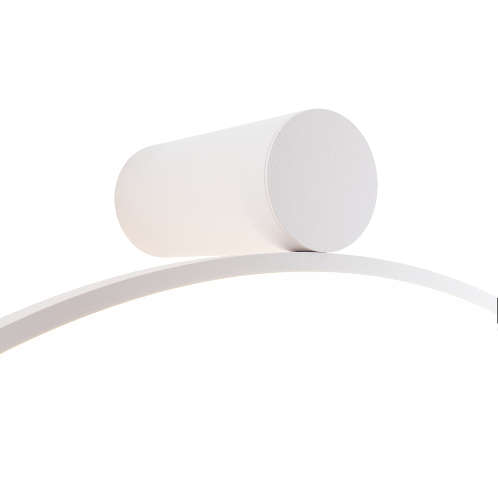 Maxlight Kinkiet Visual 30W - Aluminium + silikon - Biały W0436