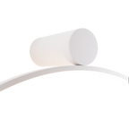 Maxlight Kinkiet Visual 30W - Aluminium + silikon - Biały W0436