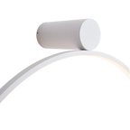 Maxlight Kinkiet Visual 24W - Aluminium + silikon - Biały W0434