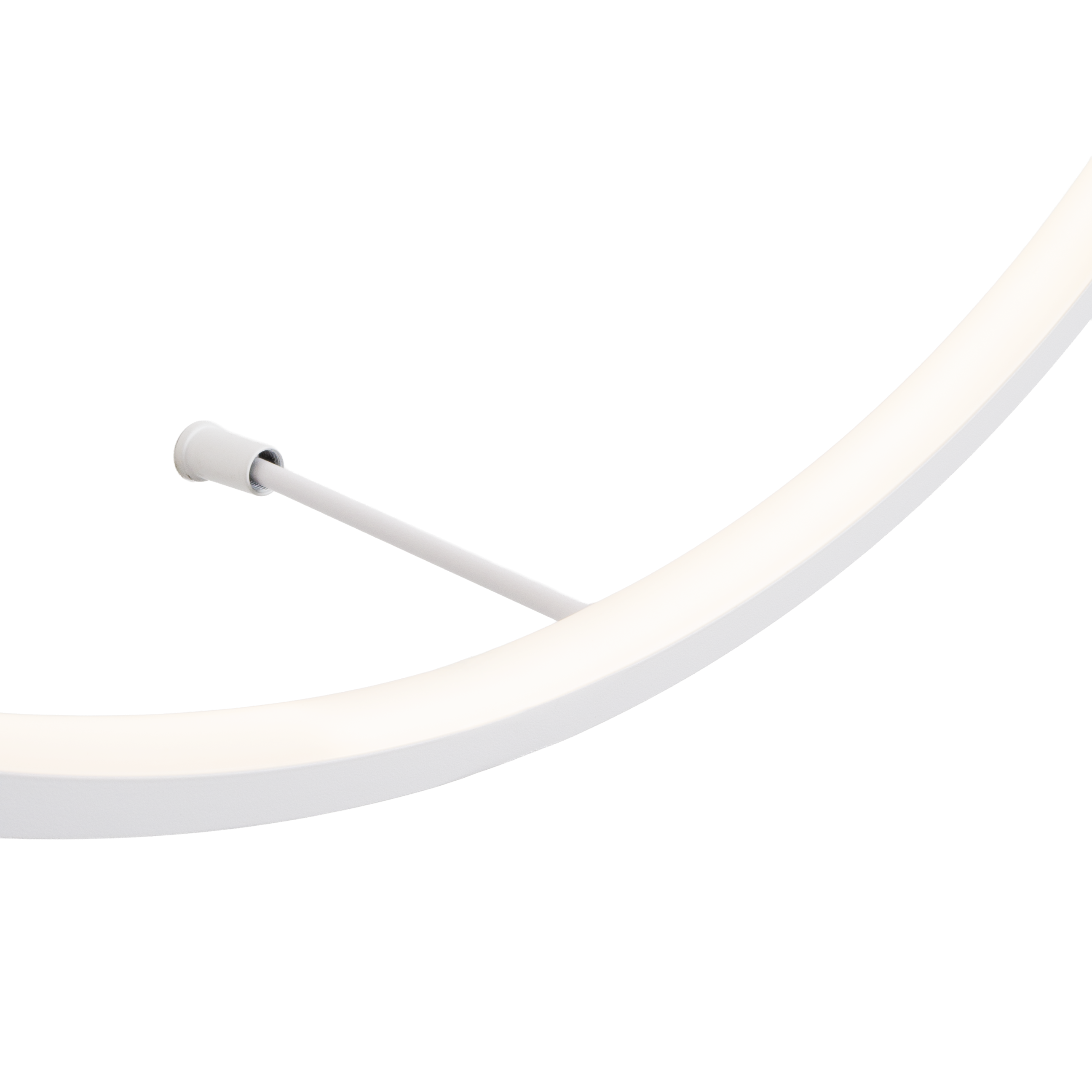 Maxlight Kinkiet Visual 24W - Aluminium + silikon - Biały W0434