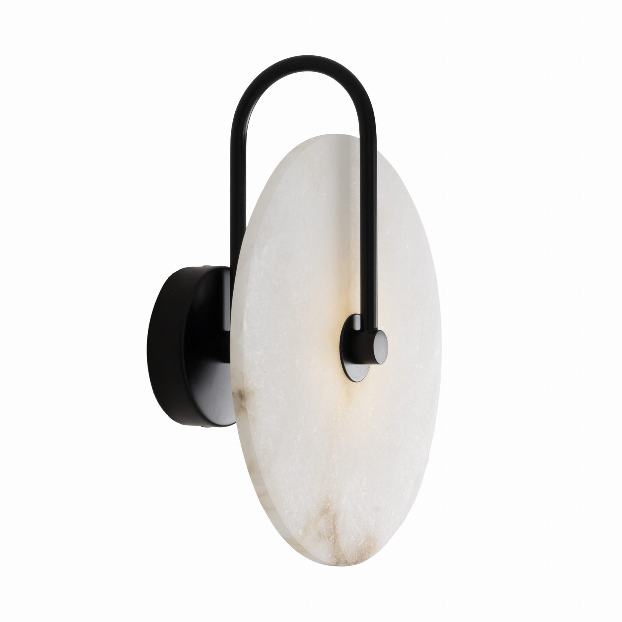 Maxlight Kinkiet Retro - Alabaster - Czarny W0401