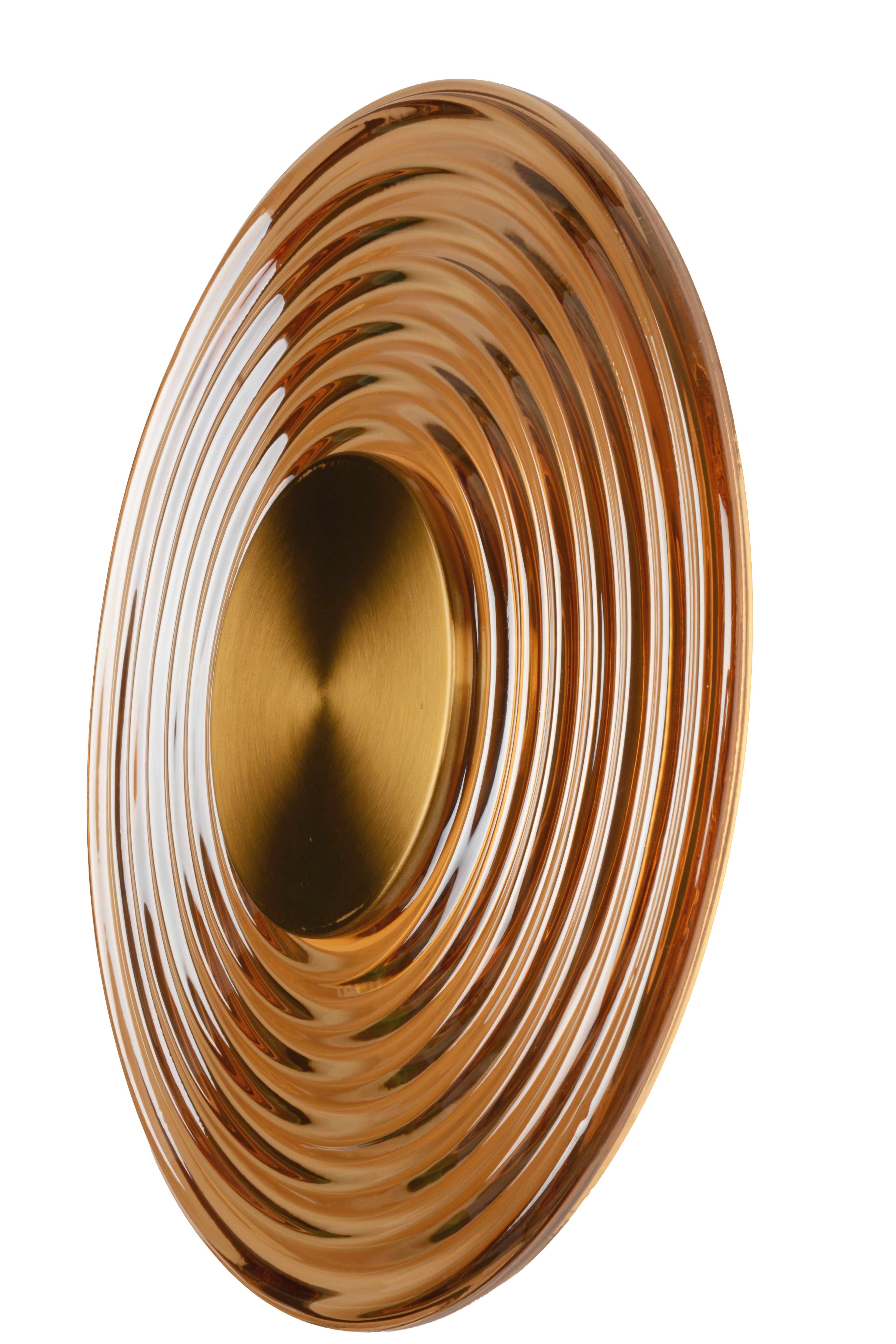 Maxlight Kinkiet Leonardo - Metal + szkło - Złoty W0475