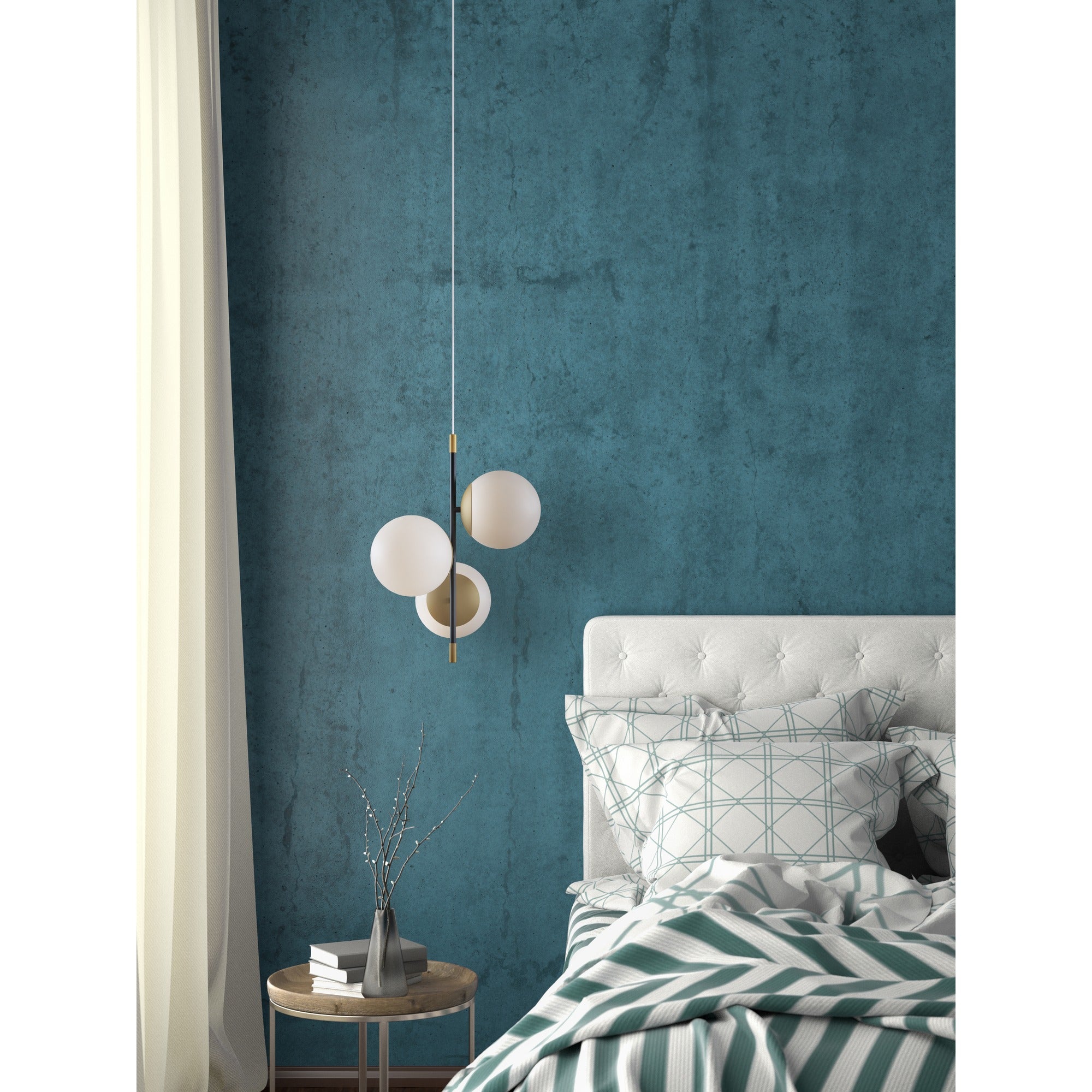 Maytoni Lampa wisząca Nostalgia - Metal - Czarny MOD048PL-03G