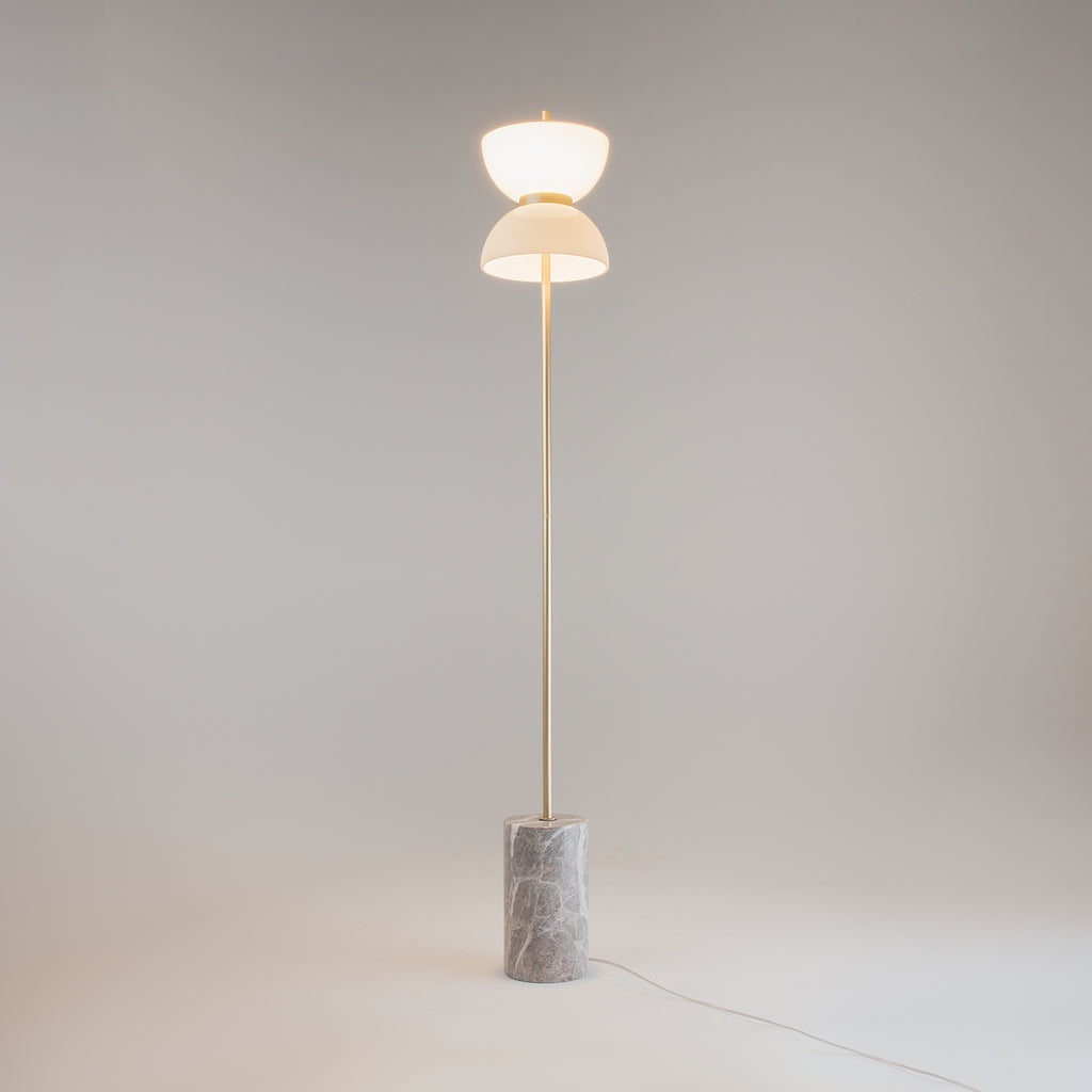 Maytoni Lampa podłogowa Kyoto - Metal - Złoty MOD178FL-L11G3K