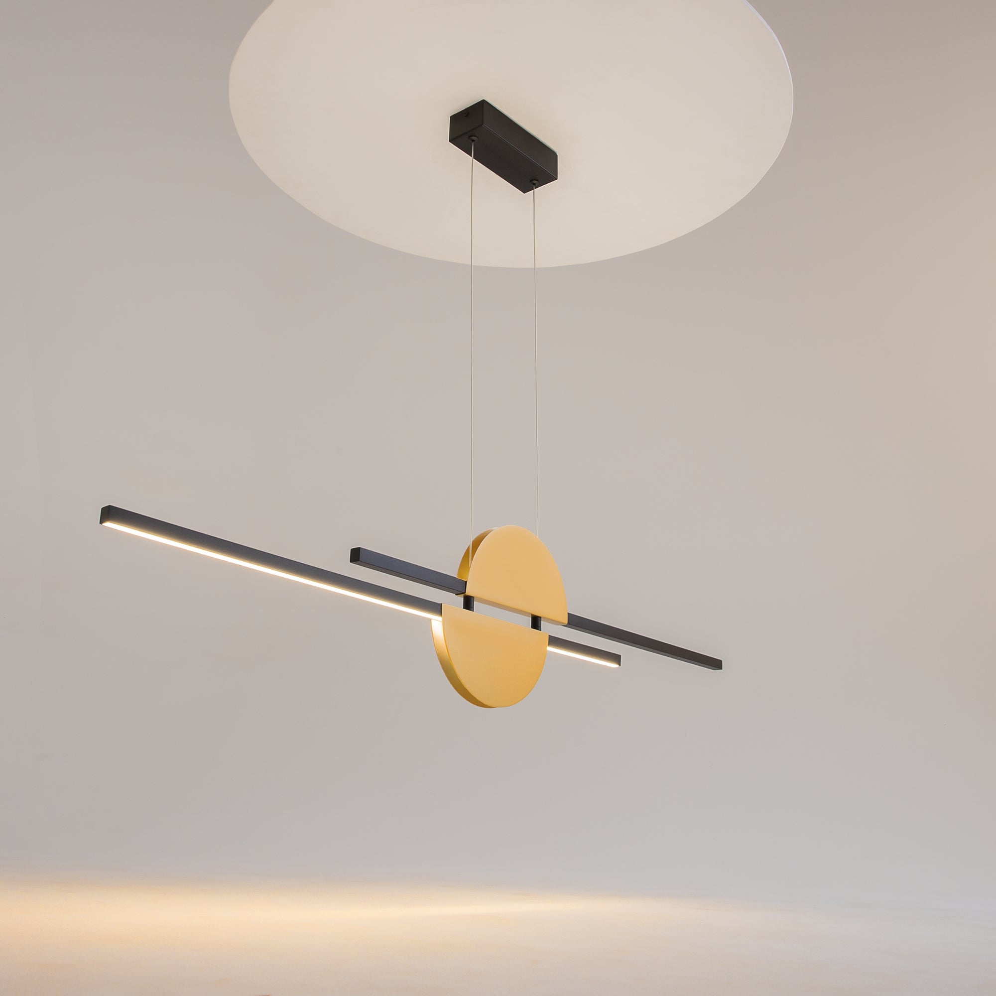 Maytoni Lampa wisząca Skyline - Aluminium - Czarny MOD179PL-L26BS4K
