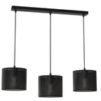 żyrandol Loft shade listwa, black, cylinder shade dia 180, h 150 black 3xE27