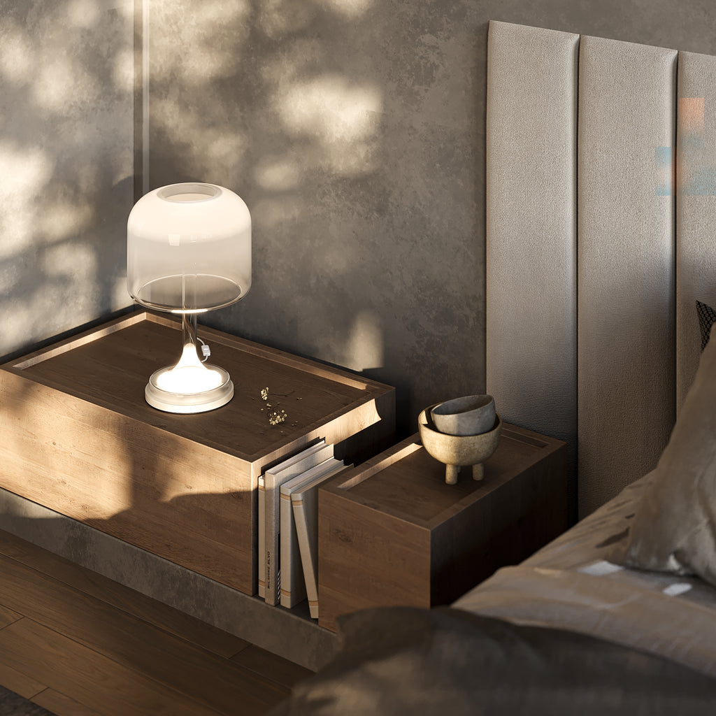 Maytoni Lampa stołowa Spirito - Metal + szkło - Biały MOD286TL-L18W3K