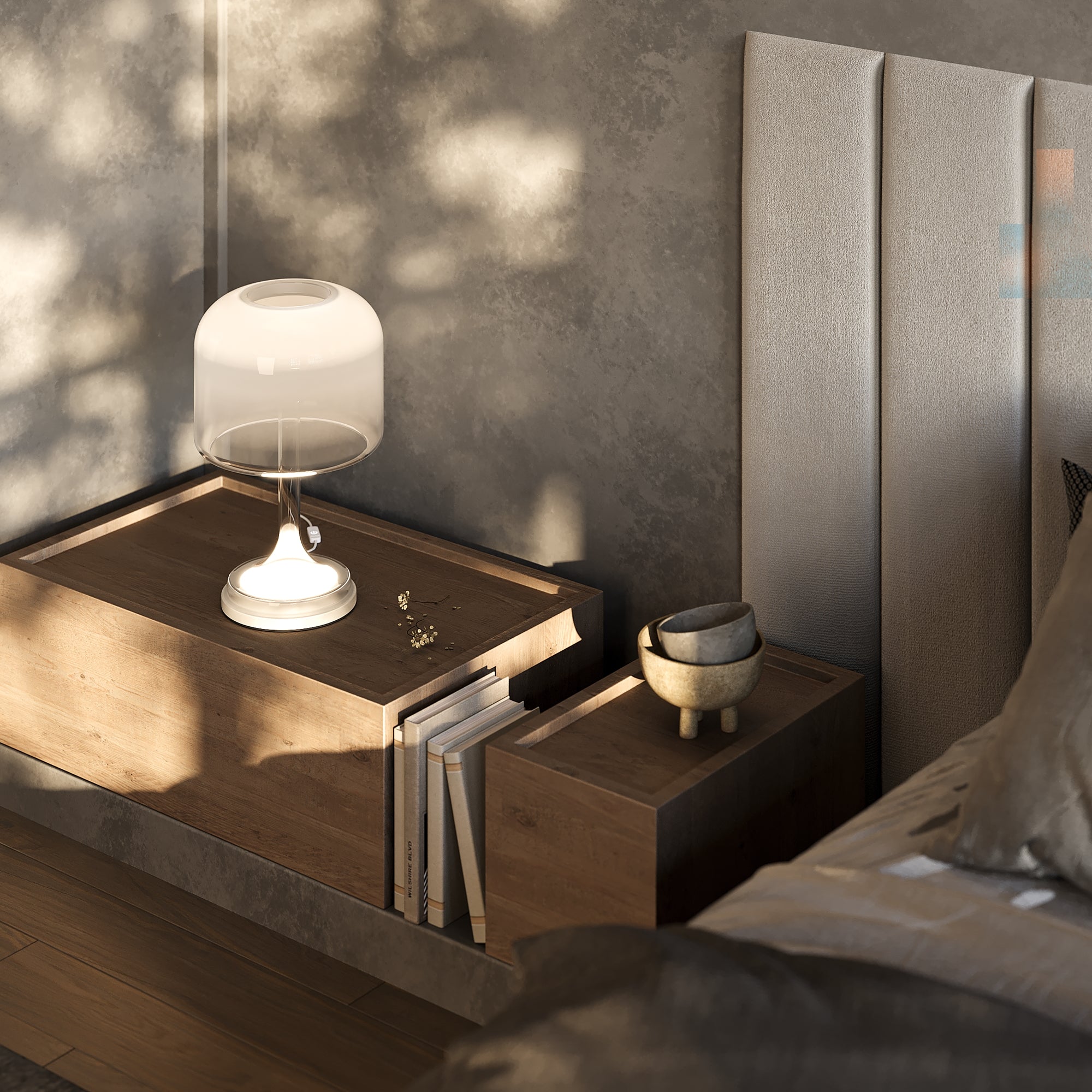 Maytoni Lampa stołowa Spirito - Metal + szkło - Biały MOD286TL-L18W3K