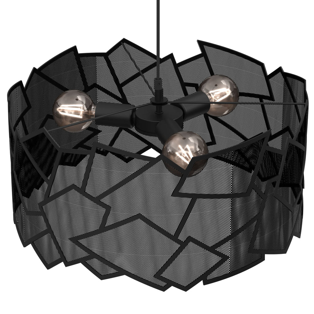 żyrandol Camo black 3xE27