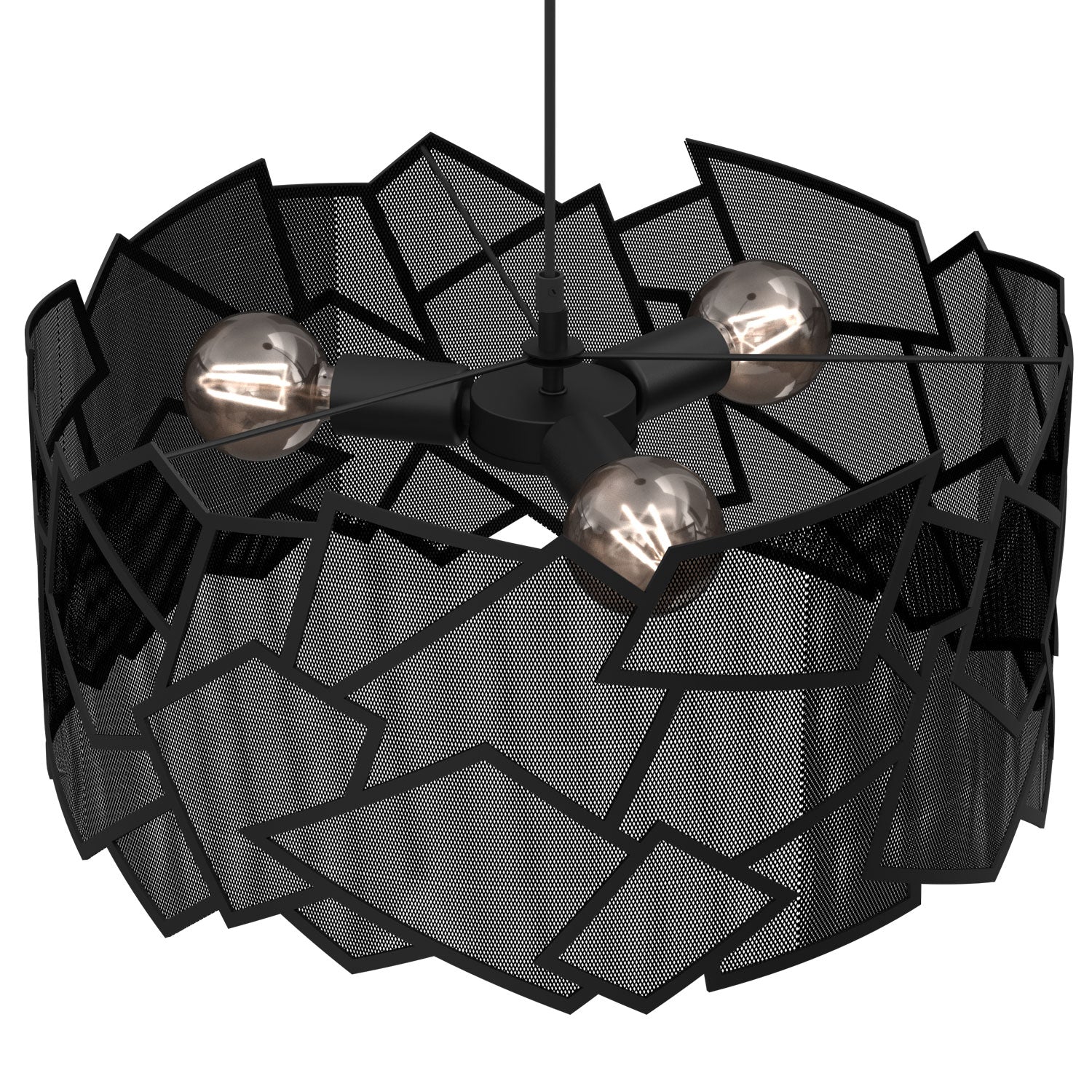 żyrandol Camo black 3xE27