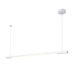 Maxlight Lampa wisząca Organic Horizon 150cm - Stal nierdzewna + akryl - Biały P0361