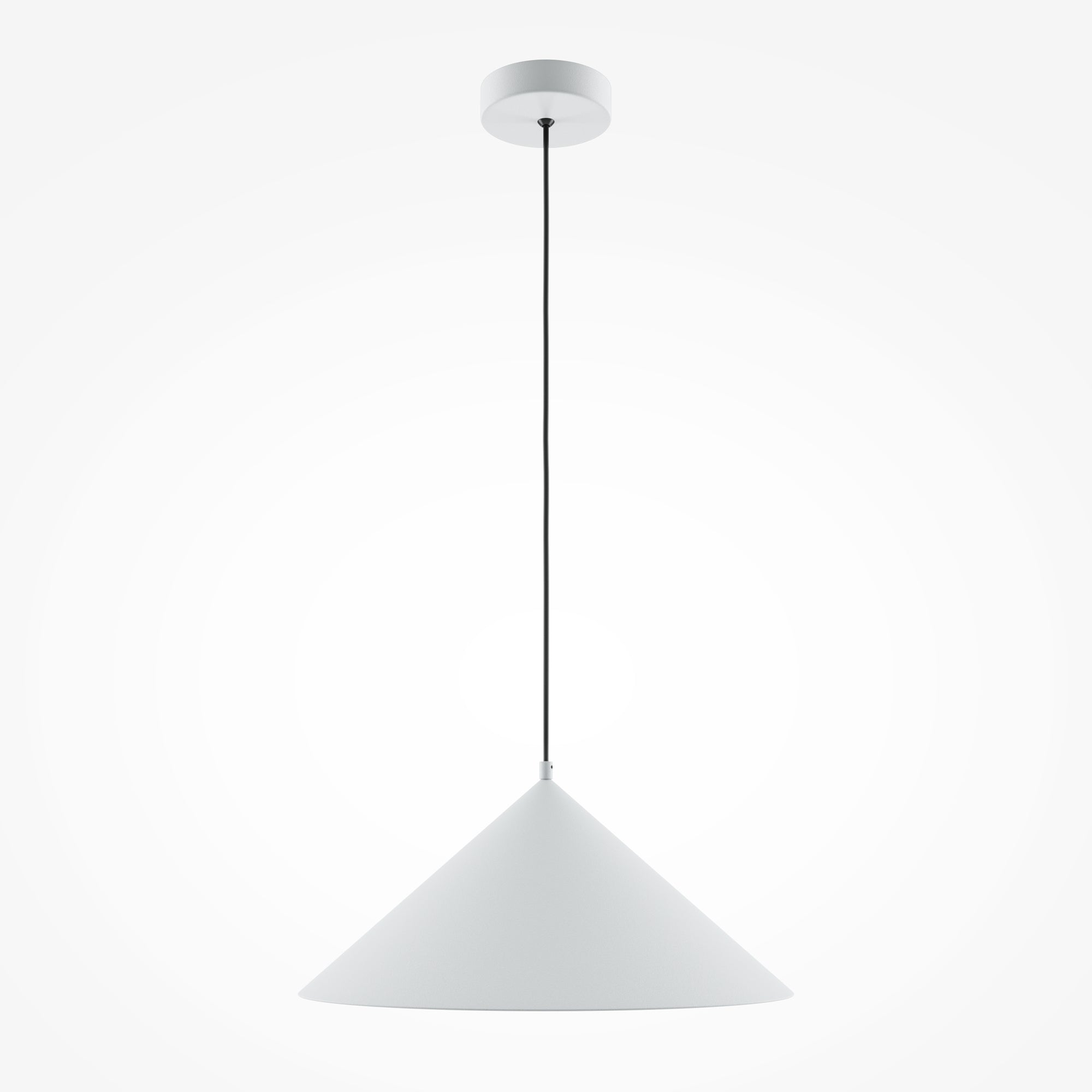 Maytoni Lampa wisząca Basic colors - Metal - Biały MOD167PL-01W