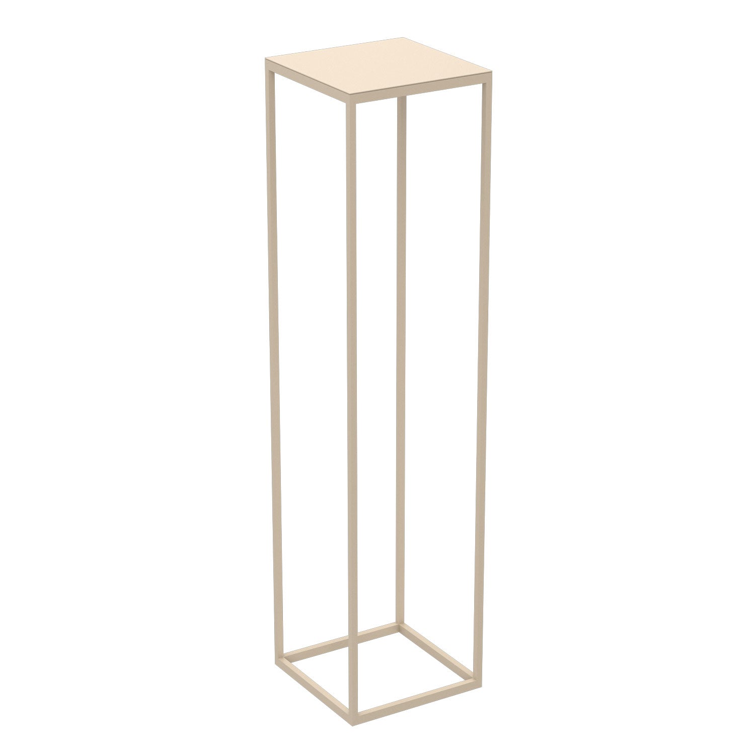 Flower stand Column A 1000x240x240 beige