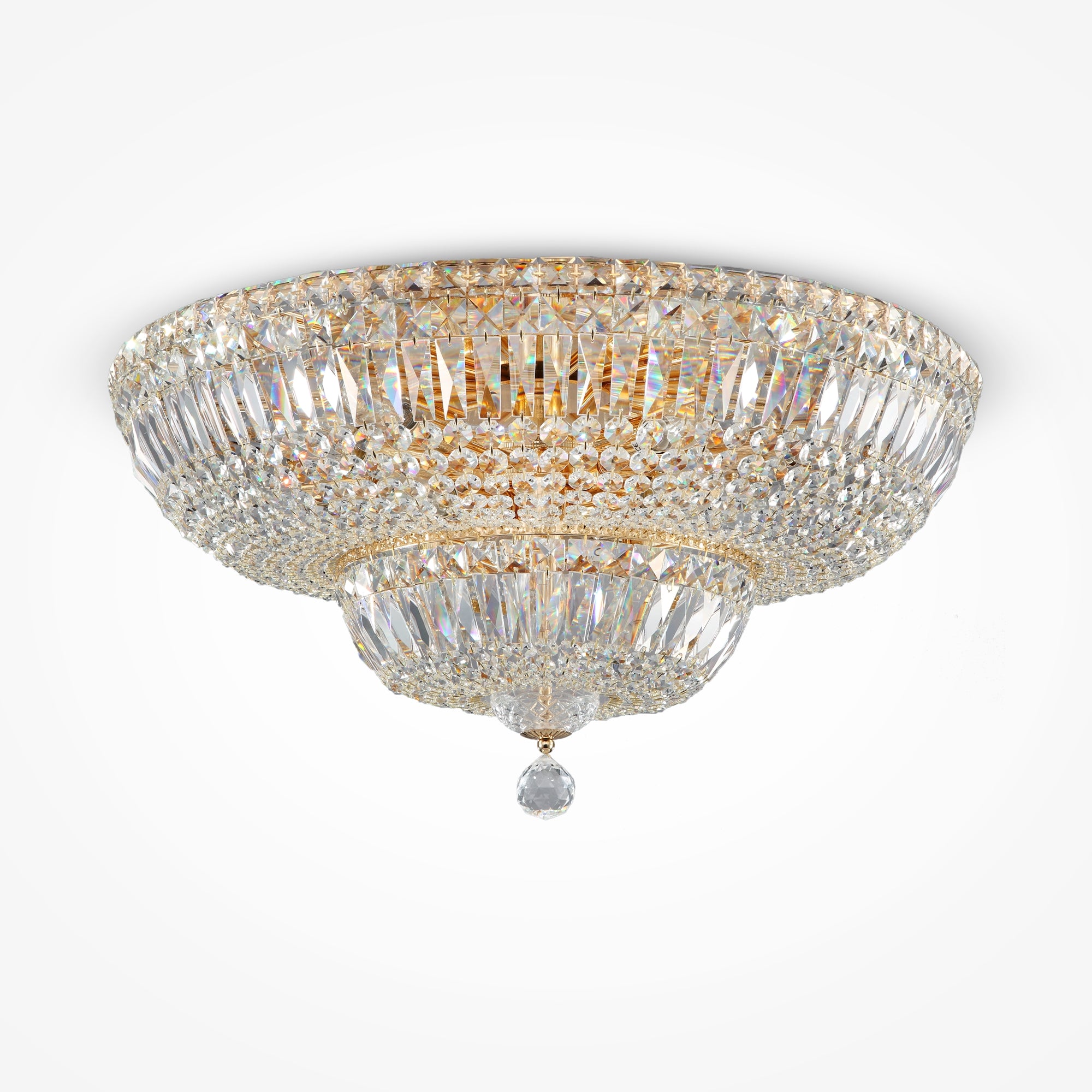 Żyrandol Basfor DIA100-CL-16-G