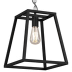ceiling lamp Frame trapeze medium 1xE27 (colour black matt)