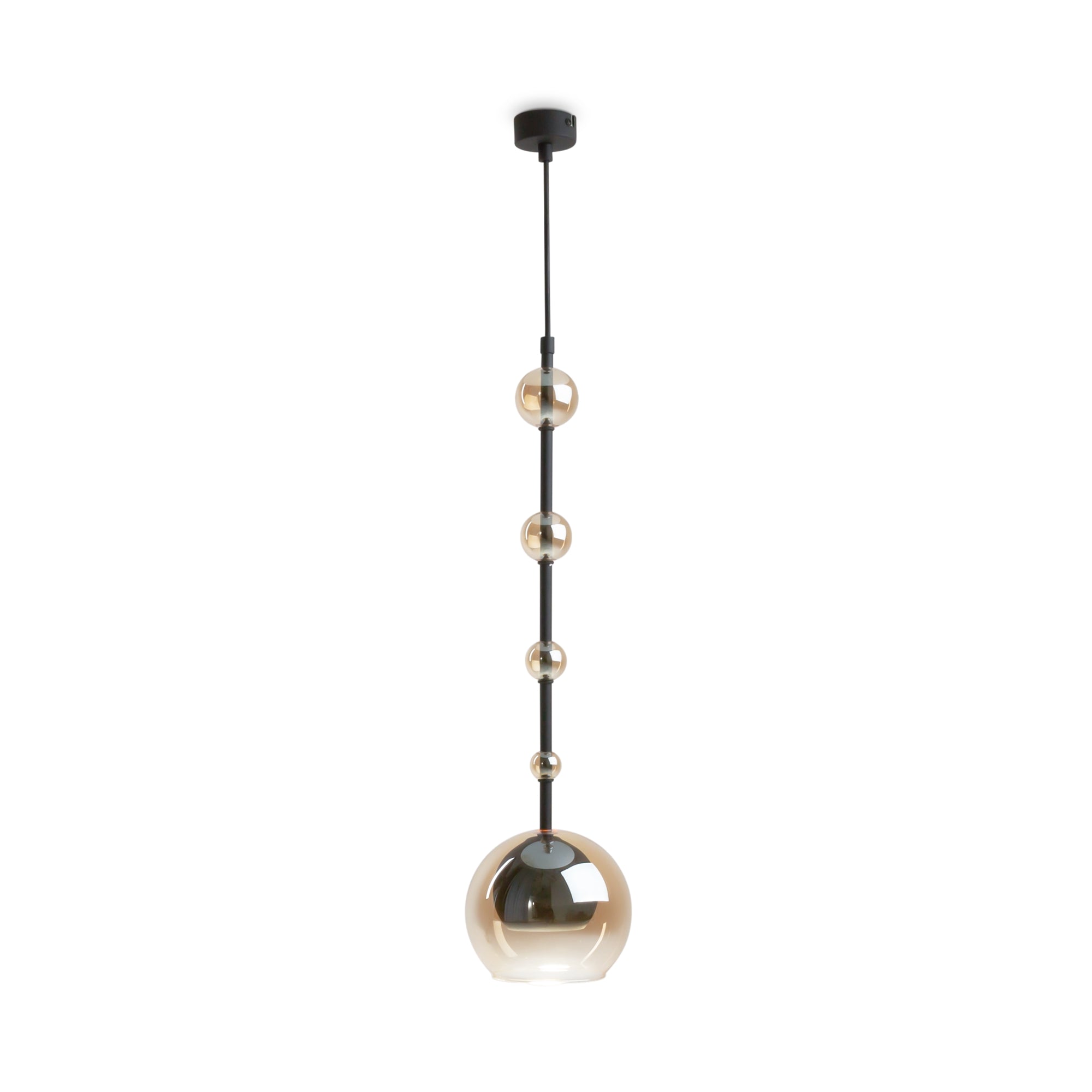 Maytoni Lampa wisząca Ros - Metal - Czarny MOD227PL-01B1