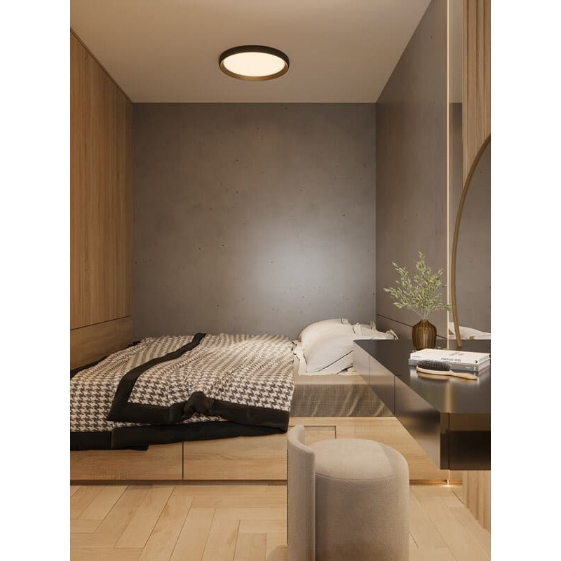 Maxlight Plafon Vik 50cm - Metal - Czarny + złoty C0237