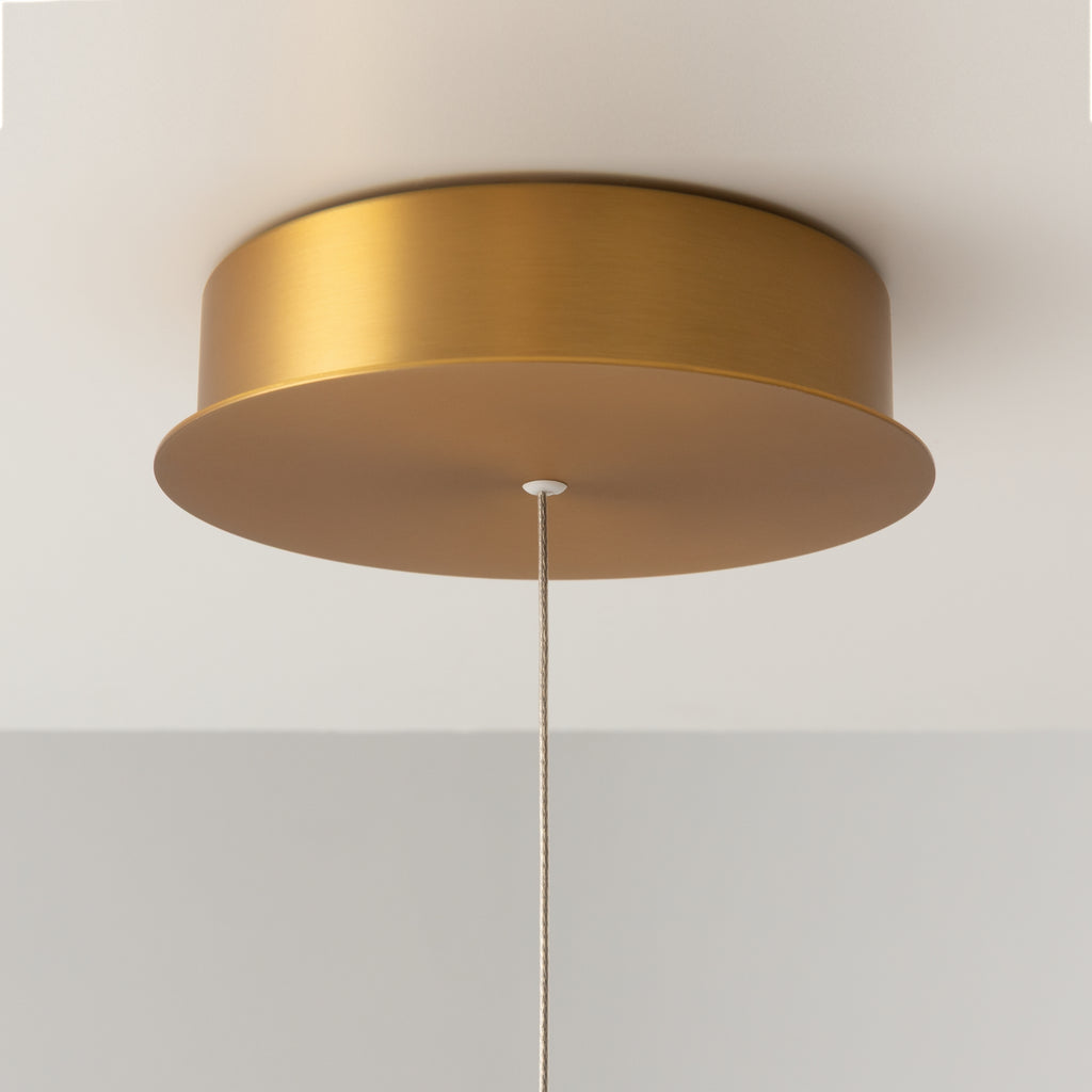 Maytoni Lampa wisząca Tau - Aluminium - Złoty MOD166PL-L30G3K