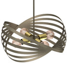 żyrandol Sparkle titanium-bronze/gold 4xE27