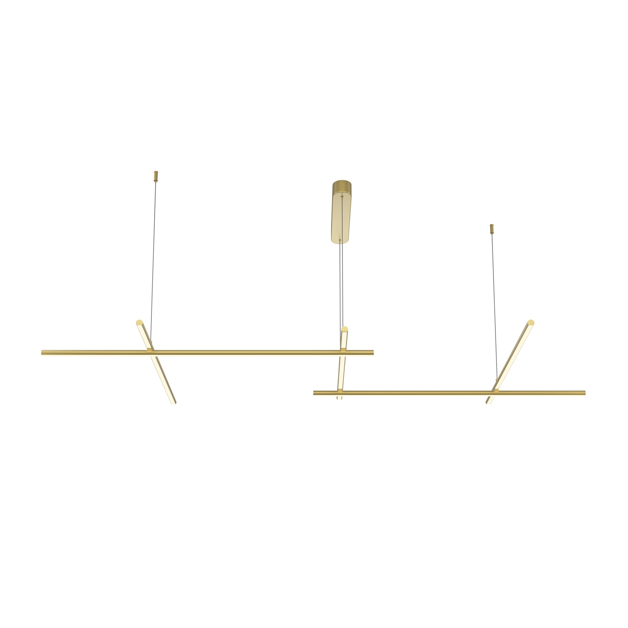 Maytoni Lampa wisząca Radiance - Aluminium - Złoty MOD278PL-L86G3K1